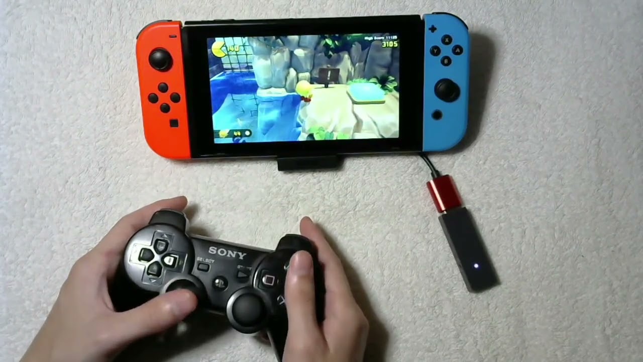 How to use a PS3 Controller on the Nintendo Switch - YouTube