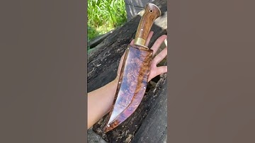 Dao mèo mini cả vỏ rèn thủ công đẹp tuyệt vời #shorts