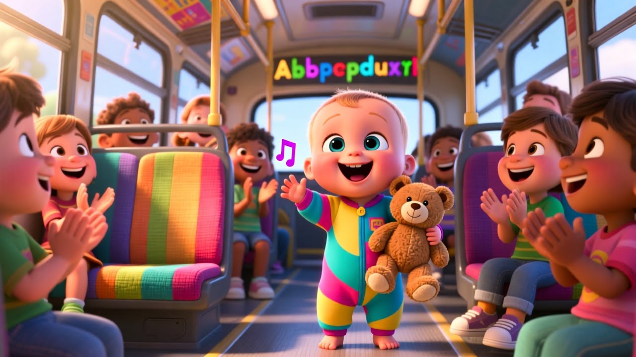Бип-бип, весёлая поездка на автобусе 🚌🎶 | Обучающее видео для детей | Приключенческая и познавате...