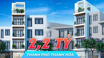 Mẫu Nhà Ống 5 Tầng - Xu Hướng Nhà Ở Kết Hợp Kinh Doanh Cực HOT Do Kisato Thiết Kế Tại Thanh Hóa