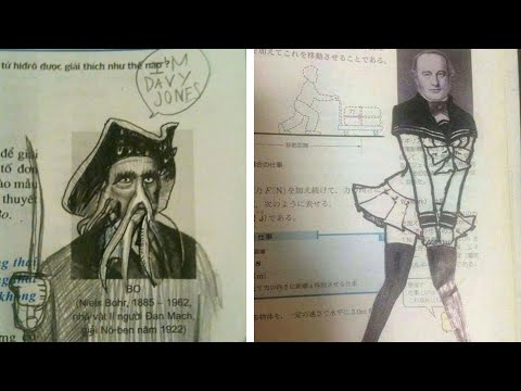 50 сумасшедших рисунков в учебниках