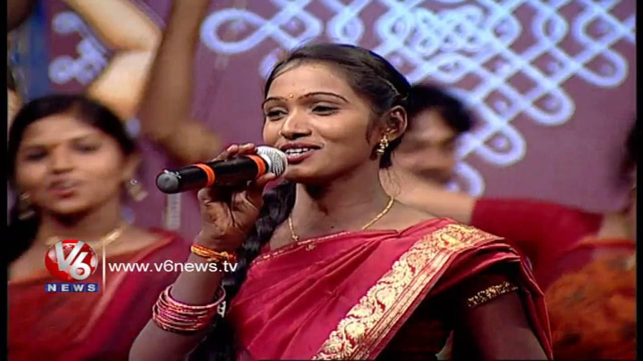Chinni Chinni Danive O Pilla Song  Telangana Folk Songs  Dhoom Thadaka  V6 News