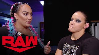 Shayna Baszler \& Nia Jax form unlikely pairing to take on Bayley \& Sasha Banks: Raw, Aug. 24, 2020