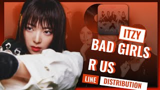 [REDO] ITZY - BAD GIRLS R US (LINE DISTRIBUTION)