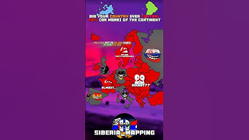 your country ever control 50% of continent #history #geographythroughmaps #mapping #map #mapper