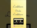 Lockdown song  lk originals  lakshmikanth  gokul prasath