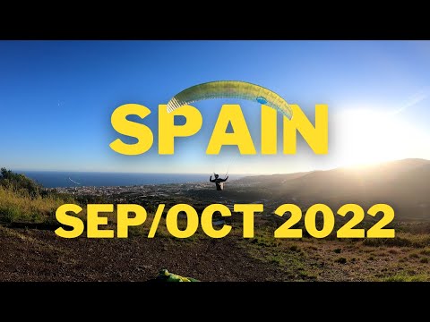 Paragliding: Spain - Catalunya, Andalusia - Organya, Ager, Granada, Otivar, Pegalajar, 36 day trip