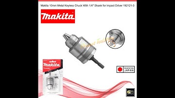 Makita 10mm Metal Keyless Chuck With 14