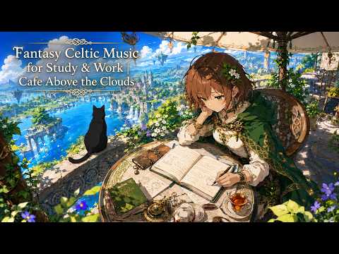 Fantasy Celtic Music for Study & Work | Cafe Above the Clouds