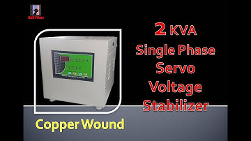 2 KVA - 3 KVA - 5 KVA - Single Phase - Air Cooled - Servo Stabilizer - Copper Winding - Best Quality