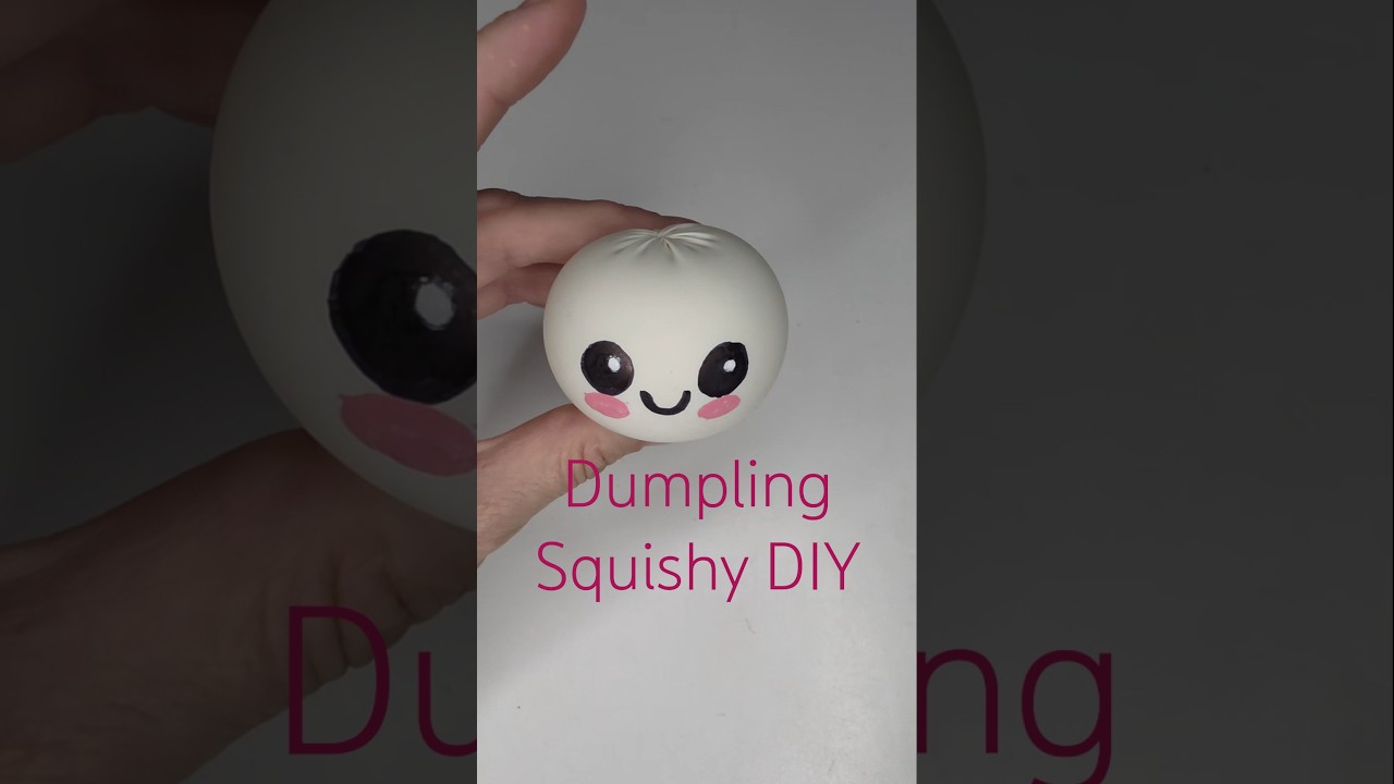 Dumpling Squishy DIY 🥟