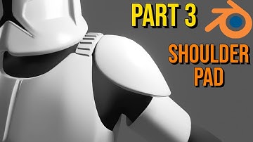 How to Make Clone Trooper Armor in Blender | Part 3 | Shoulder Pads