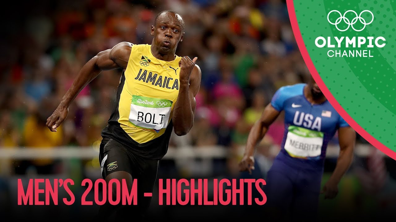 Usain Bolt wins third Olympic 200m gold - YouTube