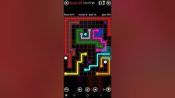 How To Solve Flow Free 12x15 Mega Mania Pack Level 45 Board Walk Through Solution Walkthrough