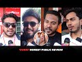 Dunki honest public review  shah rukh khan taapsee pannu vicky kaushal rajkumar hirani  koimoi