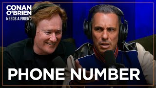 Sebastian Maniscalco Asks For Conan's Phone Number | Conan O'Brien Needs A Friend Resimi