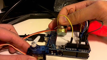 Arduino 使用可變電阻控制伺服馬達練習