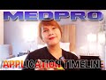 Medpro Application Timeline - H1B Visa Timeline