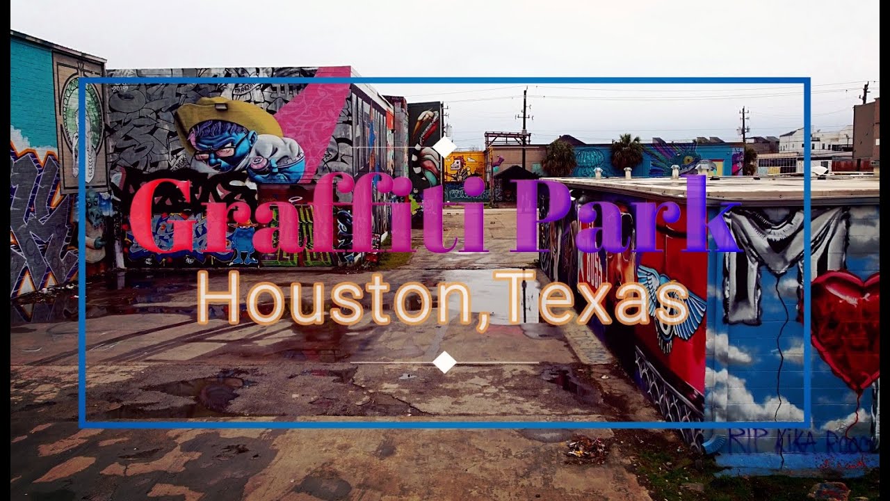 Graffiti Park | Houston Mural 4K Drone & Iphone 12 Pro Footage | Houston,Texas