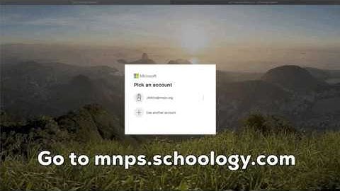 Schoology: Logging In