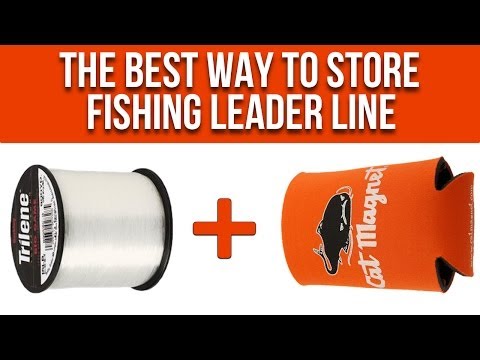 The Best Way To Store Fishing Leader Line : Catfish Rig Tips 