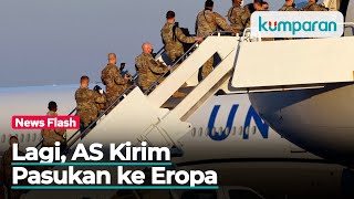 AS Kirim Lagi Tentara dan Jet Tempur Untuk Mengantisipasi Potensi Perang Rusia dan Ukraina