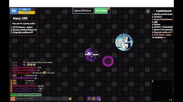 My first live on Popsplit Paradise! | Agma.io | Gloton · Agma