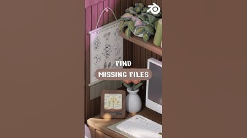 How to Fix Missing Textures in Blender 3D #blender3d