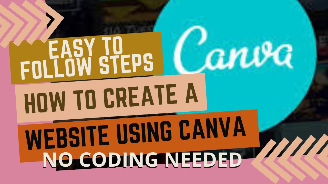 How to create a website using Canva 2022: Easy to follow steps(tutorial ...