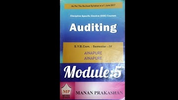 SYBCOM SEM 4 | AUDITING MANAN PRAKASHAN NOTES | MODULES : 5 AUDITING TECHNIQUES : VERIFICATION