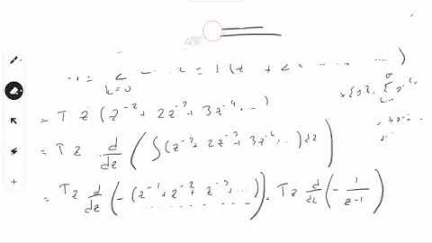 Discrete-Time Systems - Z-transforms of elementary signals (Lecture 2 - Part II)