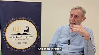 Michael Rosen visits Watford Library during Centenary celebrations