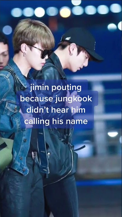 When Jimin wants attention from jungkook