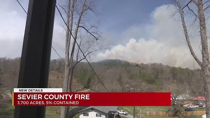 UPDATE: Wears Valley wildfire spans 3,700 acres, currently 5% contained