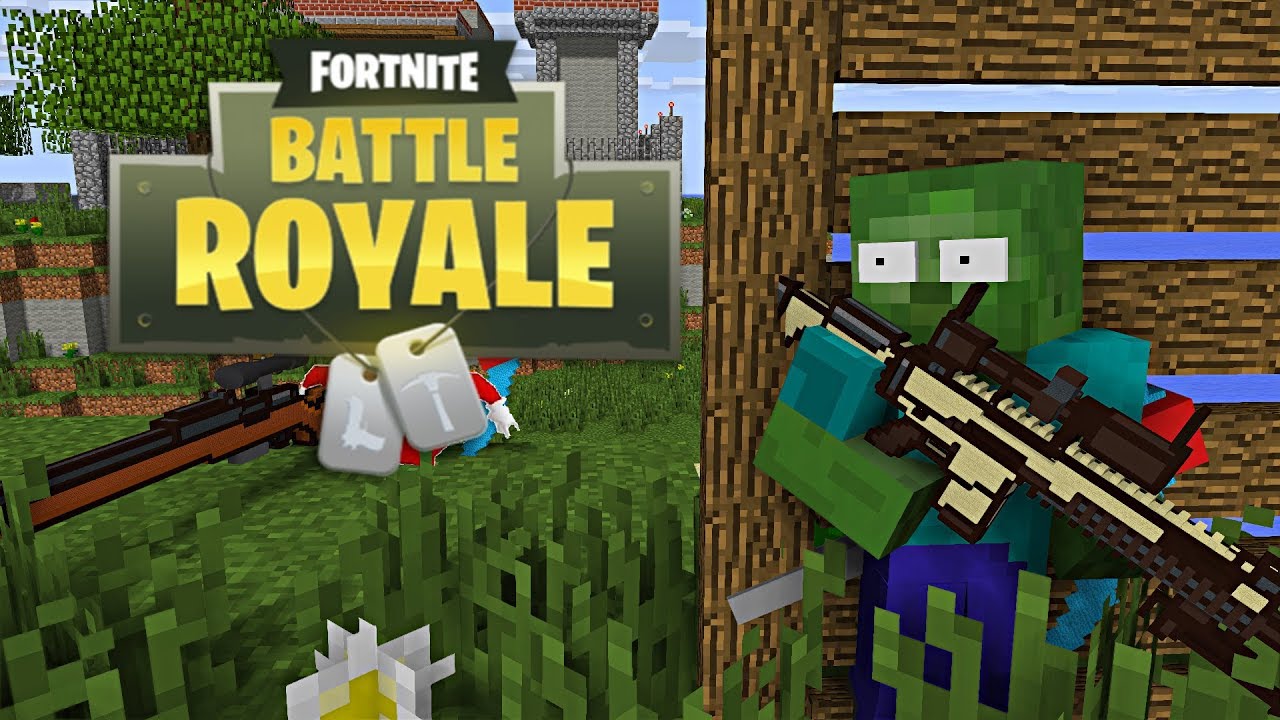 Monster School Fortnite Battle Royale Challenge Minecraft Animation Youtube
