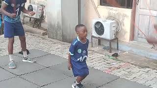 5 Years old skips Double Dutch Power for 3 minutes