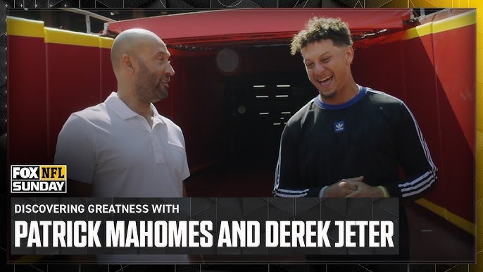 In Photos: Patrick Mahomes presents Yankees legend Derek Jeter