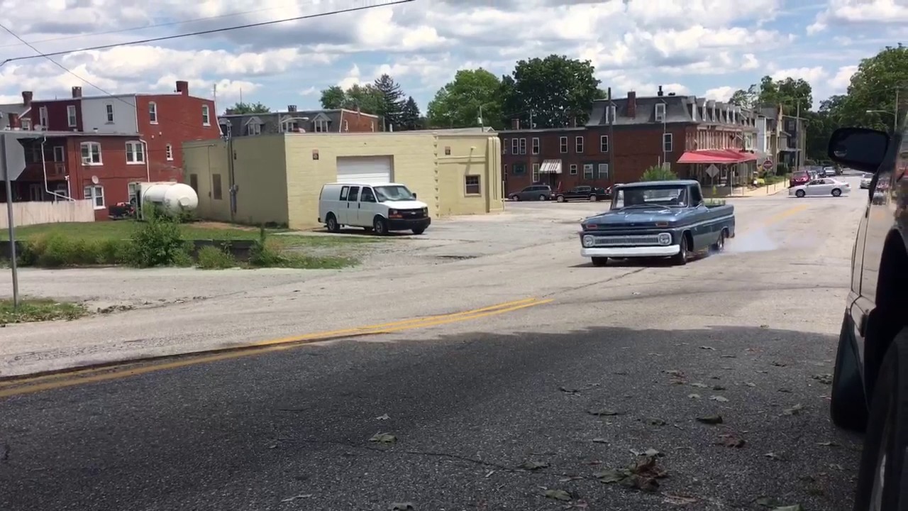 1966 Chevy  c10 ls1 swapped burnout slammed c10