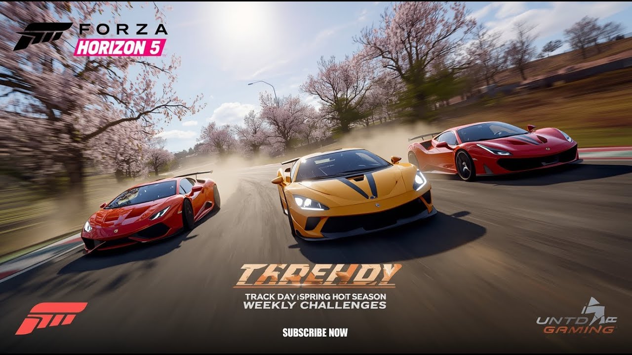 FORZA HORIZON 5 LIVE | Horizon Track Day Spring Hot Season Weekly Challenges With Friends