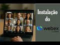 Como instalar o Webex para reunião online videoconferência audiência online. PJe TJMG TJ