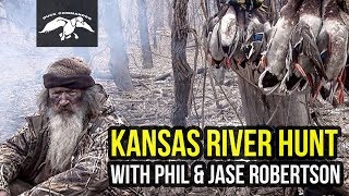 Kansas River Hunt with Phil and Jase Robertson FULL EPISODE