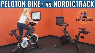 Peloton Bike+ vs NordicTrack S22i Studio Cycle  Comparison Review