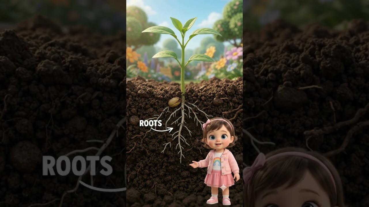 🌱 Learn the Parts of a Plant with Mimi! | Seed to Fruit