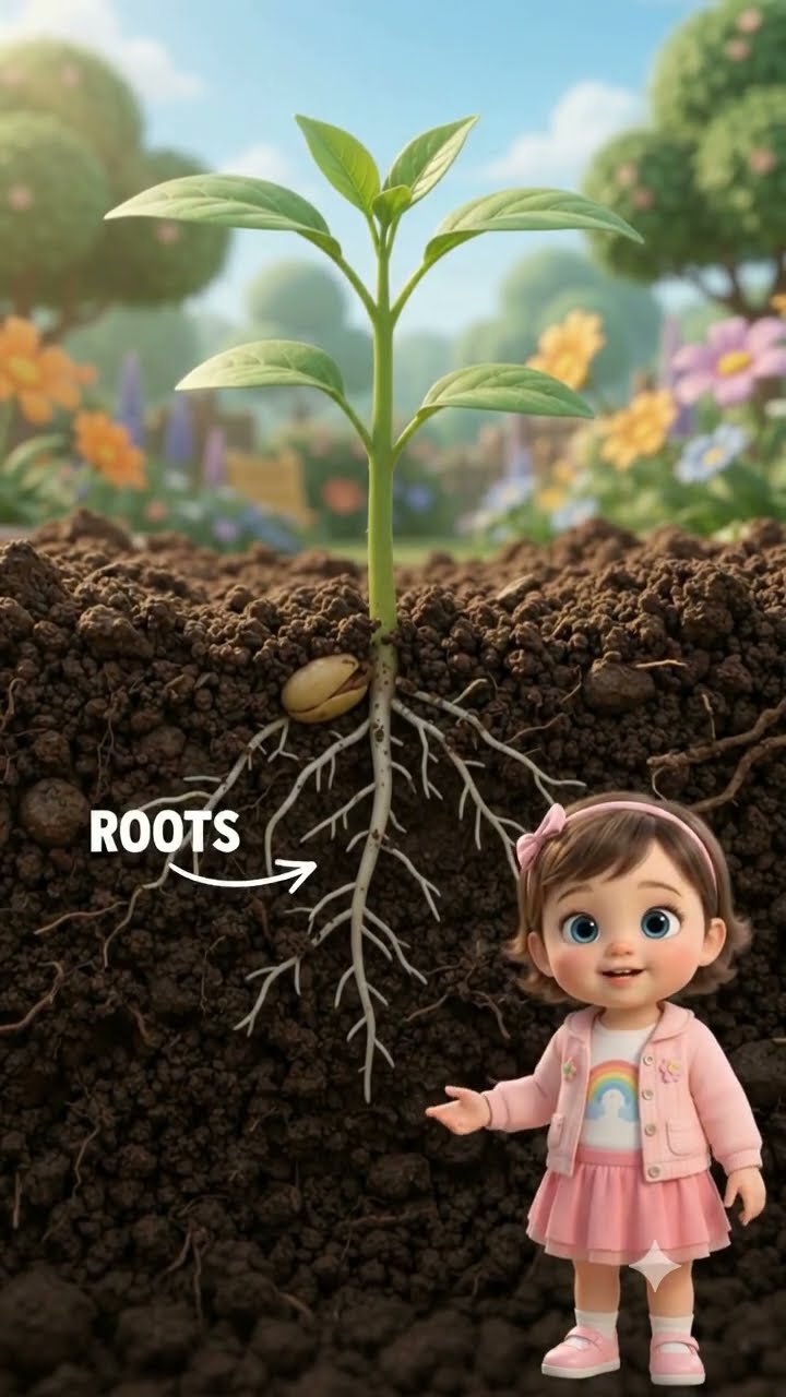 🌱 Learn the Parts of a Plant with Mimi! | Seed to Fruit
