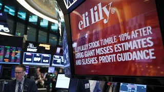 Eli Lilly stock tumbles 10% after drug giant misses estimates and slashes profit guidance.