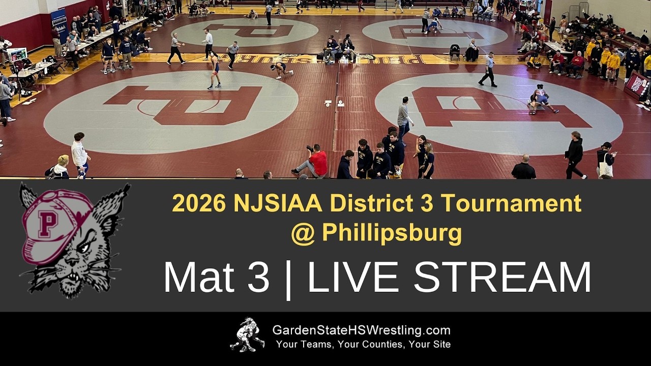 2026 NJSIAA Boys Wrestling District 3 Tournament (Mat 3)