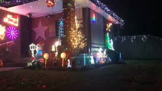 Vaxman80 Christmas Lights 2022 Setup- House Setup