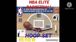 NBA ELITE BASKETBALL HOOP SET REVIEW