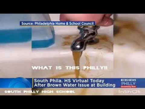 South Philadelphia High School Goes Virtual Friday After Brown Water Issue At Building