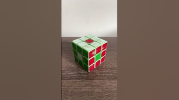 Green 3x3 Dot Pattern Transition! 😲 #rubikscube #transition #shorts